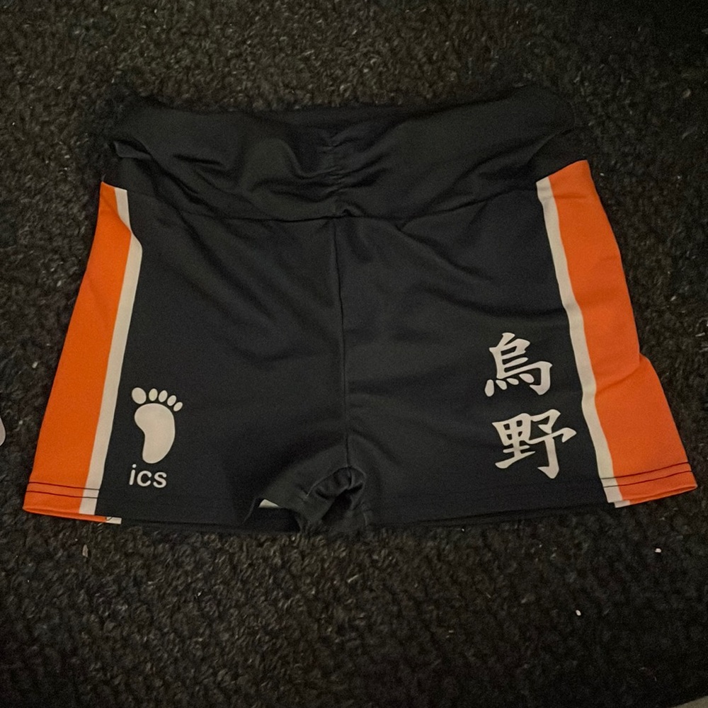Haikyuu team Karasuno spandex shorts